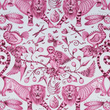 Clarke & Clarke EXTINCT MAGENTA Fabric