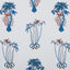 Clarke & Clarke JUNGLE PALMS BLUE Fabric