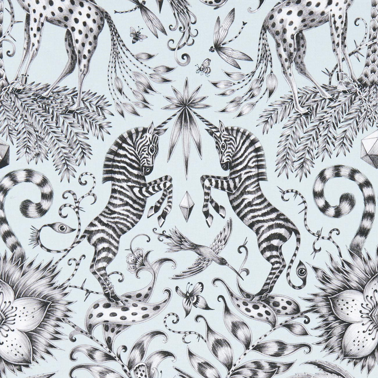 Clarke & Clarke KRUGER EGGSHELL Fabric