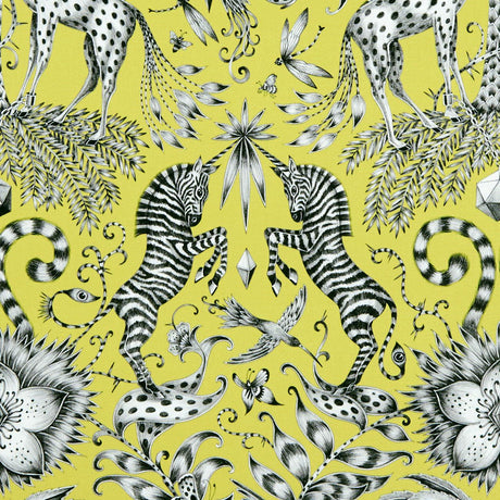 Clarke & Clarke KRUGER LIME Fabric