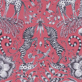 Clarke & Clarke KRUGER MAGENTA Fabric
