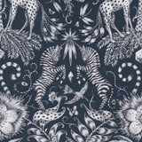 Clarke & Clarke KRUGER NAVY Fabric