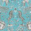 Clarke & Clarke KRUGER TEAL Fabric