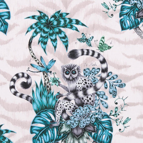 Clarke & Clarke LEMUR PINK Fabric