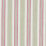 Clarke & Clarke ALDERTON RASPBERRY/LINEN Fabric