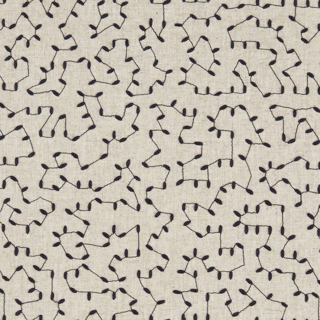 Clarke & Clarke BIBURY MIDNIGHT Drapery Fabric