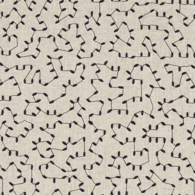 Clarke & Clarke BIBURY MIDNIGHT Drapery Fabric