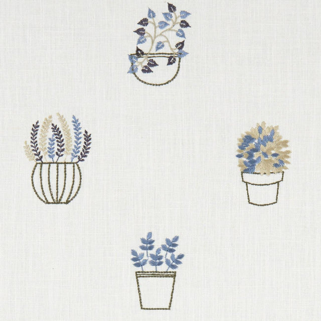 Clarke & Clarke HIDCOTE DENIM Drapery Fabric