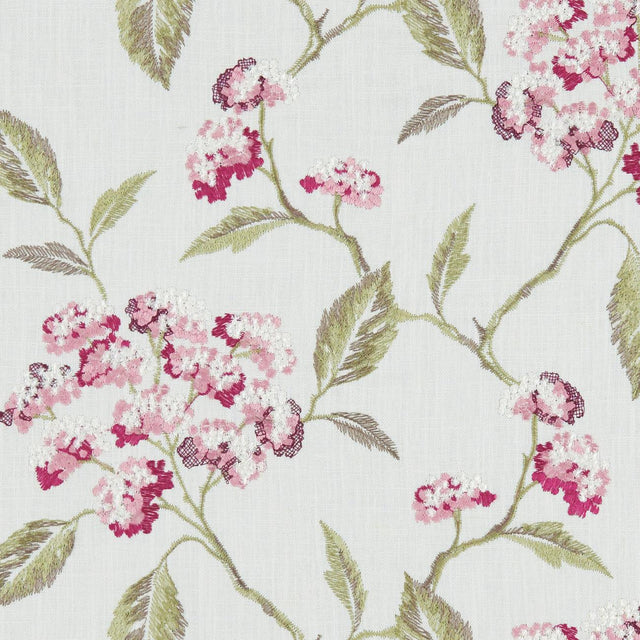 Clarke & Clarke SUMMERBY RASPBERRY Drapery Fabric