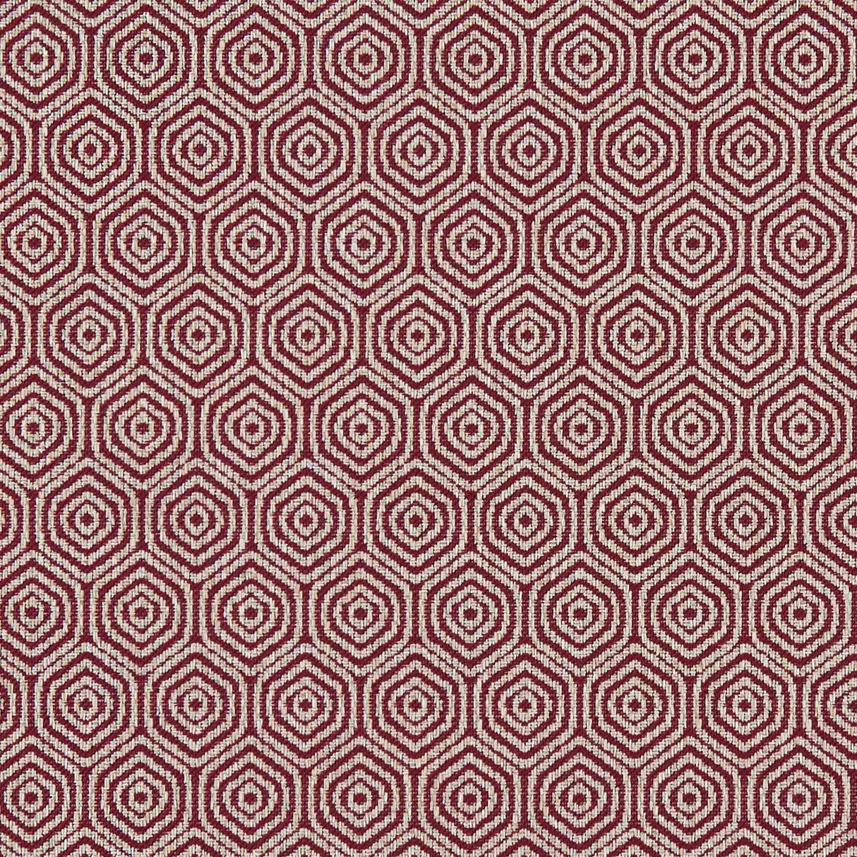 Clarke & Clarke LUNAR RUBY Fabric