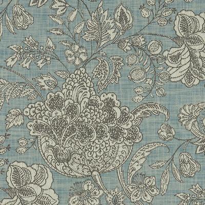 Clarke & Clarke WOODSFORD TEAL Fabric
