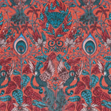 Clarke & Clarke AMAZON VELVET RED Fabric