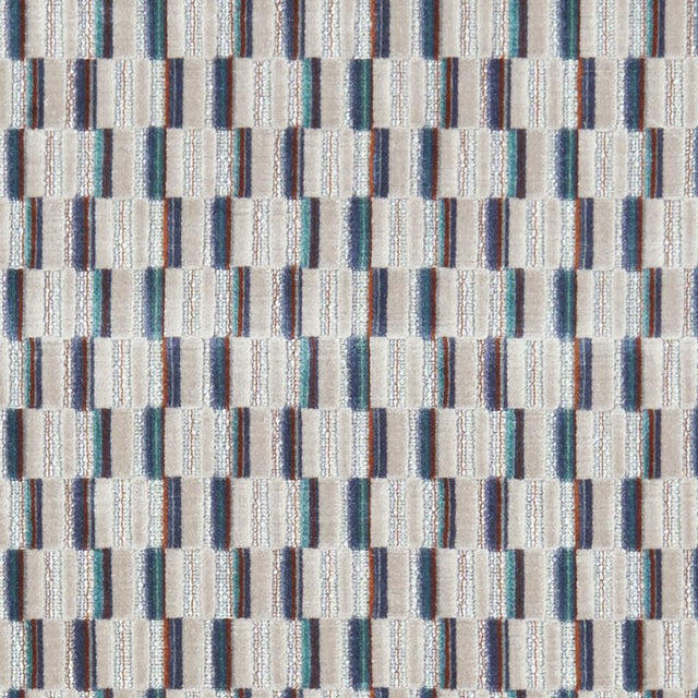 Clarke & Clarke CUBIS KINGFISHER Fabric