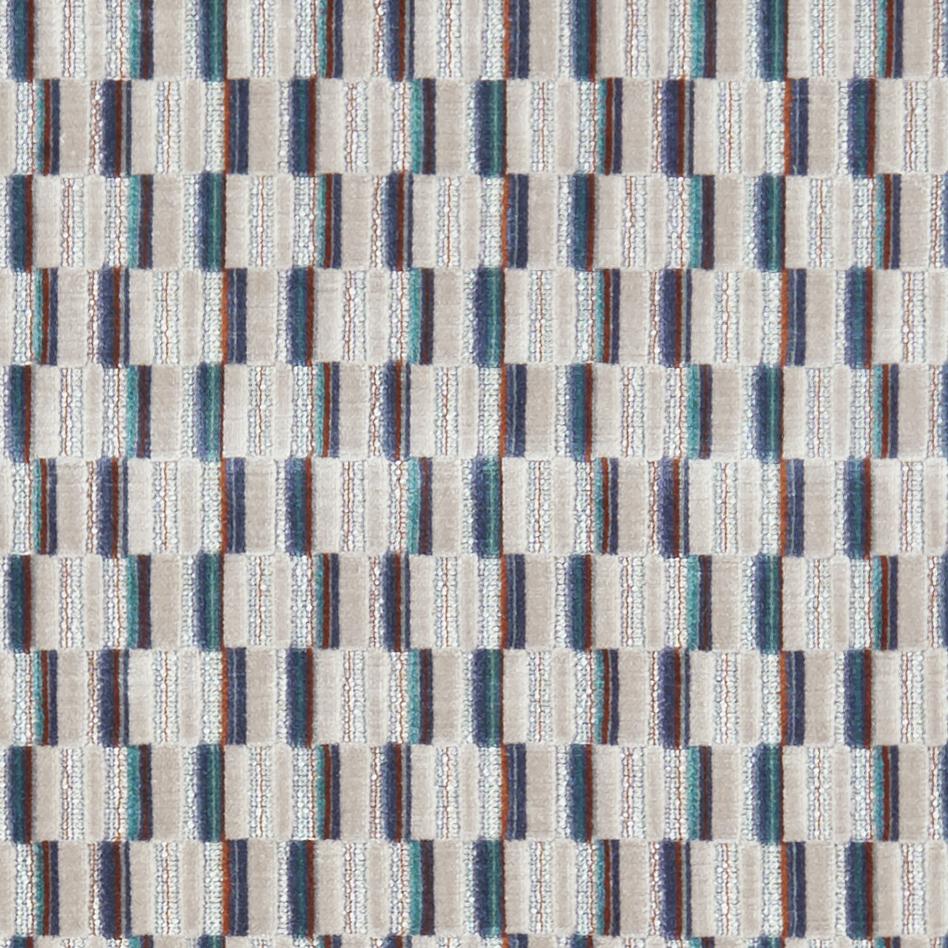 Clarke & Clarke CUBIS KINGFISHER Fabric
