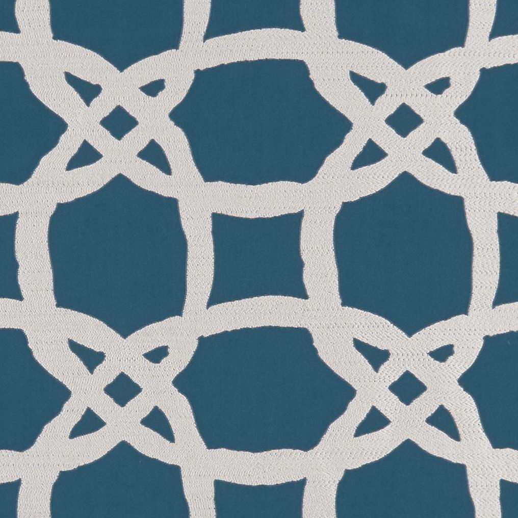 Clarke & Clarke FASCINO KINGFISHER Fabric