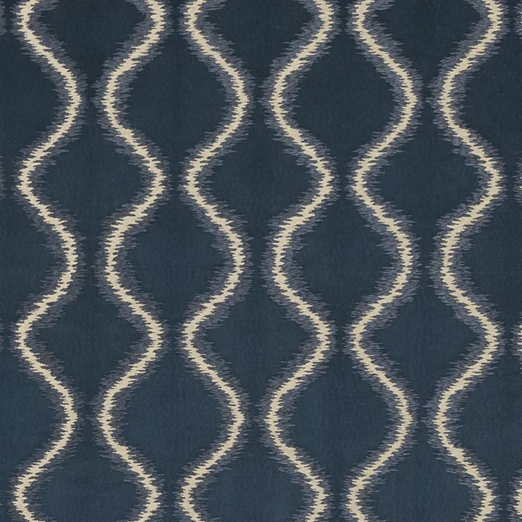 Clarke & Clarke SOLARE MIDNIGHT Fabric