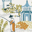 Clarke & Clarke PAGODA SPICE Fabric