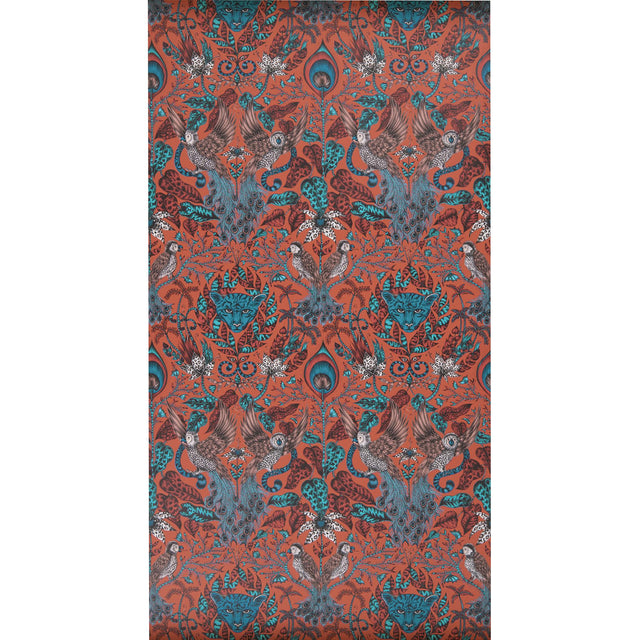 Clarke & Clarke AMAZON RED Wallpaper