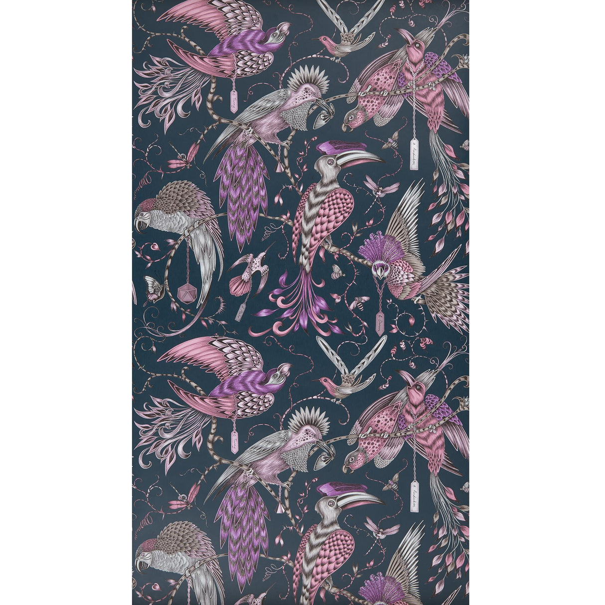 Clarke & Clarke AUDUBON PINK Wallpaper