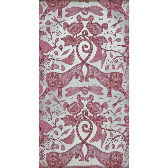 Clarke & Clarke EXTINCT MAGENTA Wallpaper