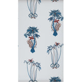 Clarke & Clarke JUNGLE PALMS BLUE Wallpaper