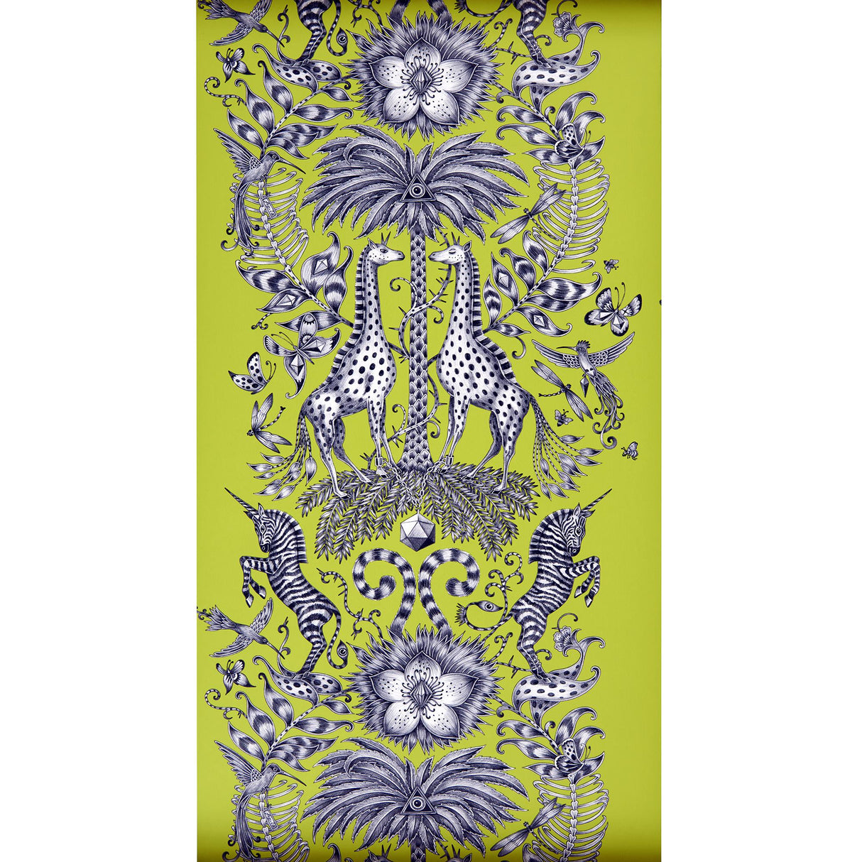 Clarke & Clarke KRUGER LIME Wallpaper
