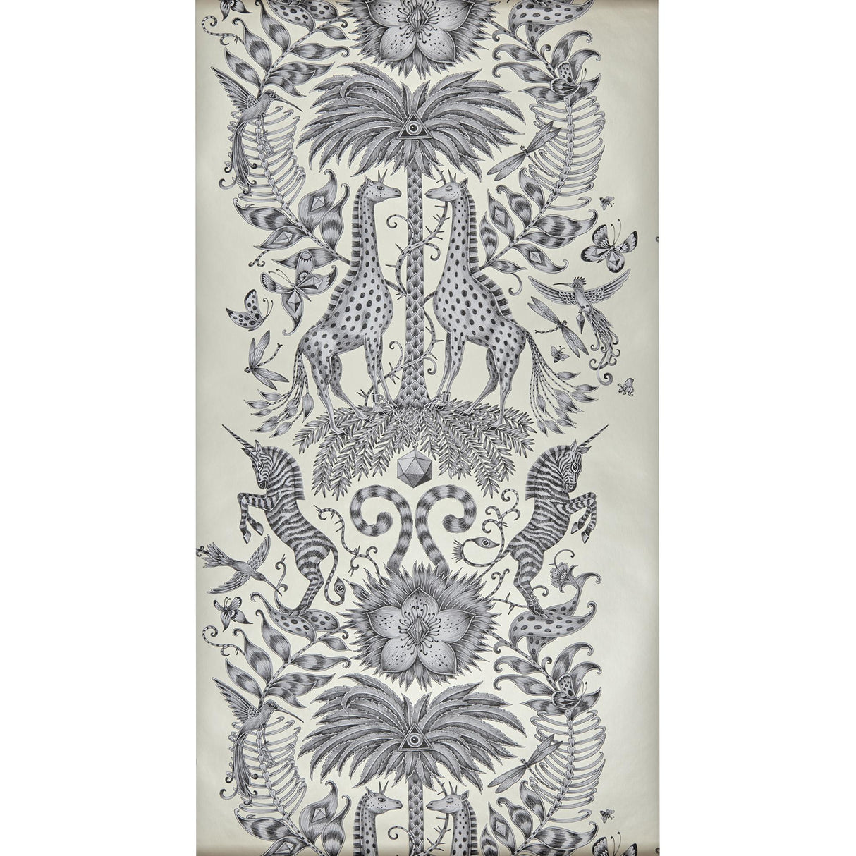 Clarke & Clarke KRUGER MONOCHROME Wallpaper