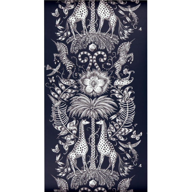 Clarke & Clarke KRUGER NAVY Wallpaper