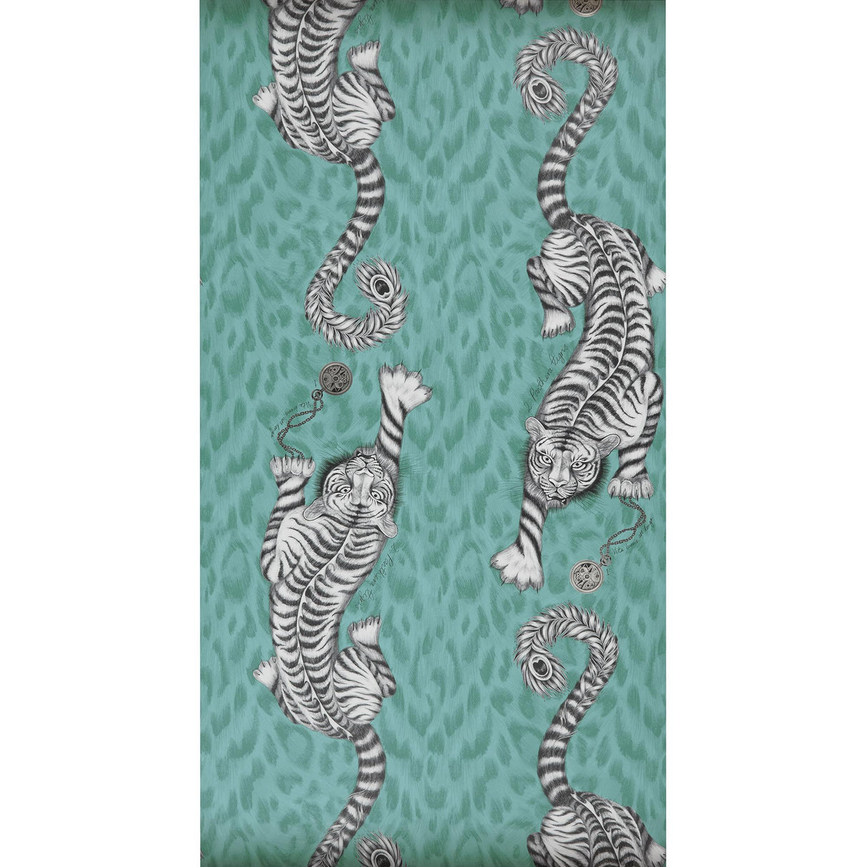 Clarke & Clarke TIGRIS TEAL Wallpaper