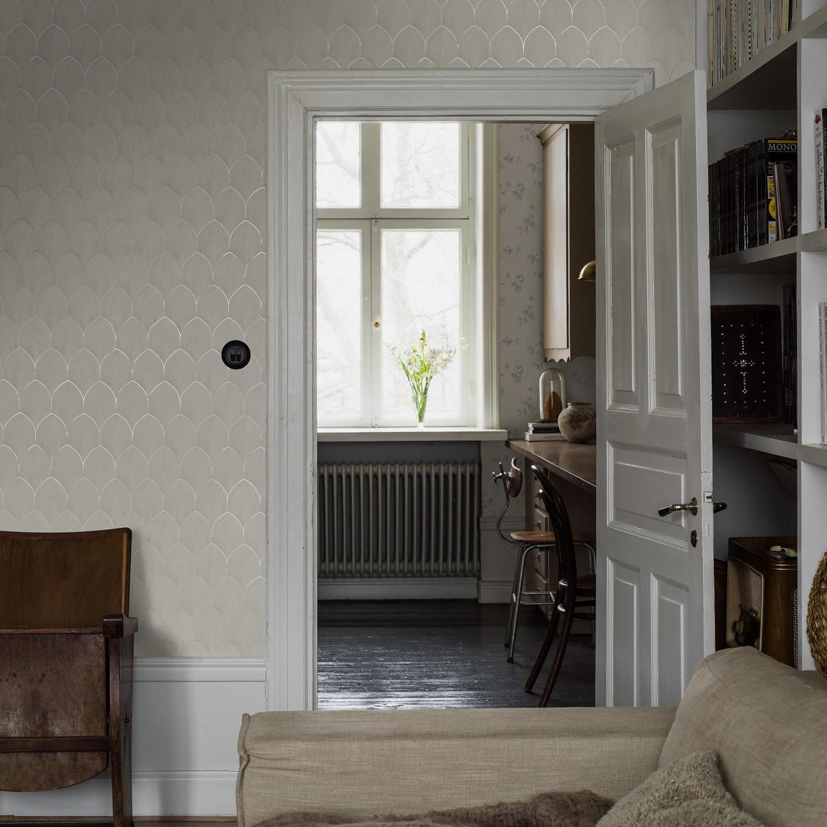 Borastapeter Golden Arches Stone And Gold Wallpaper