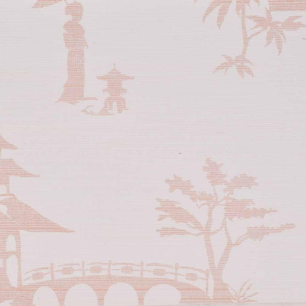 Phillip Jeffries Chinois Our Way II Blush Wallpaper