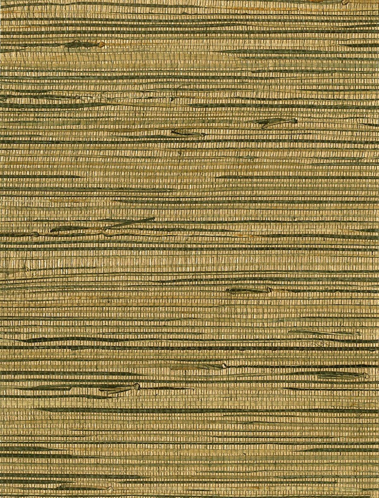 Seabrook Triangle Grass Gray, Metallic Gold, Tan Wallpaper