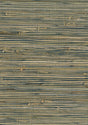Seabrook Rushcloth Blue, Brown Wallpaper