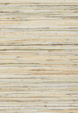 Seabrook Jute Brown, Metallic Silver Wallpaper