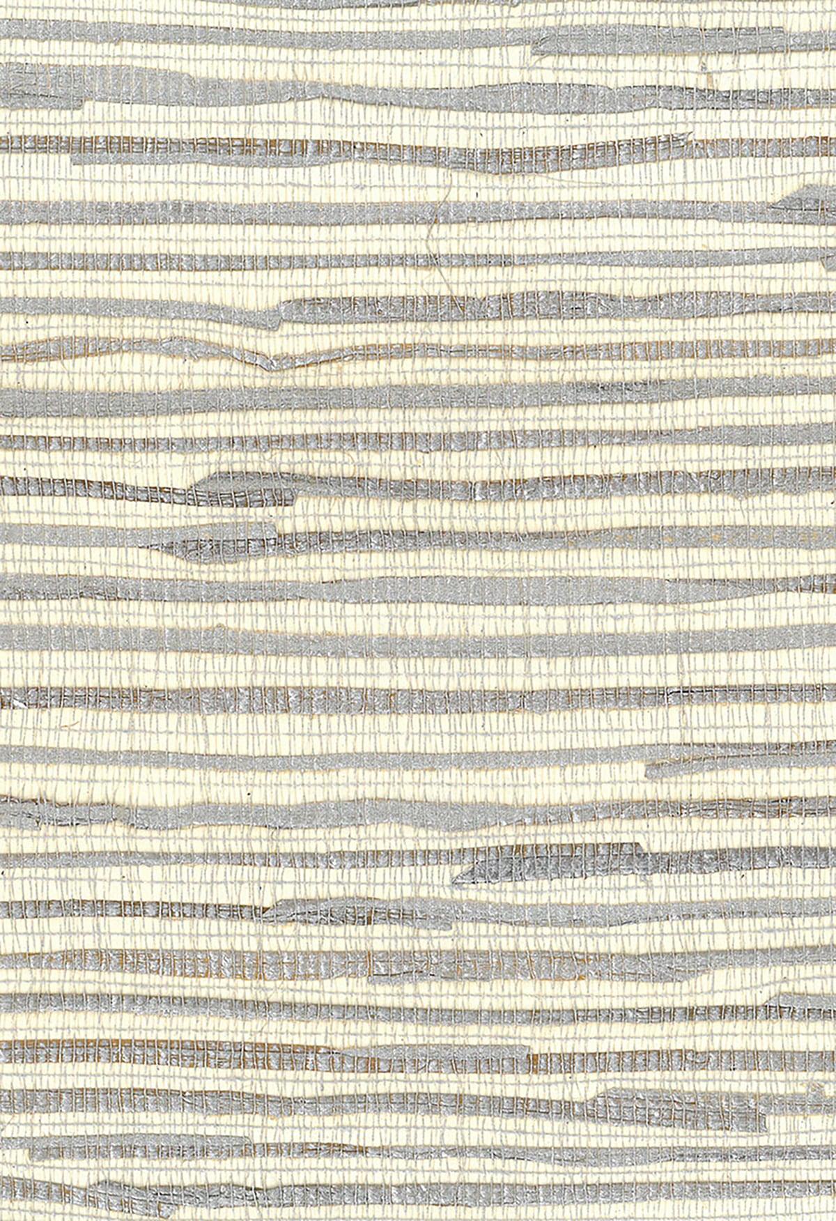 Seabrook Java Grass Silver Wallpaper