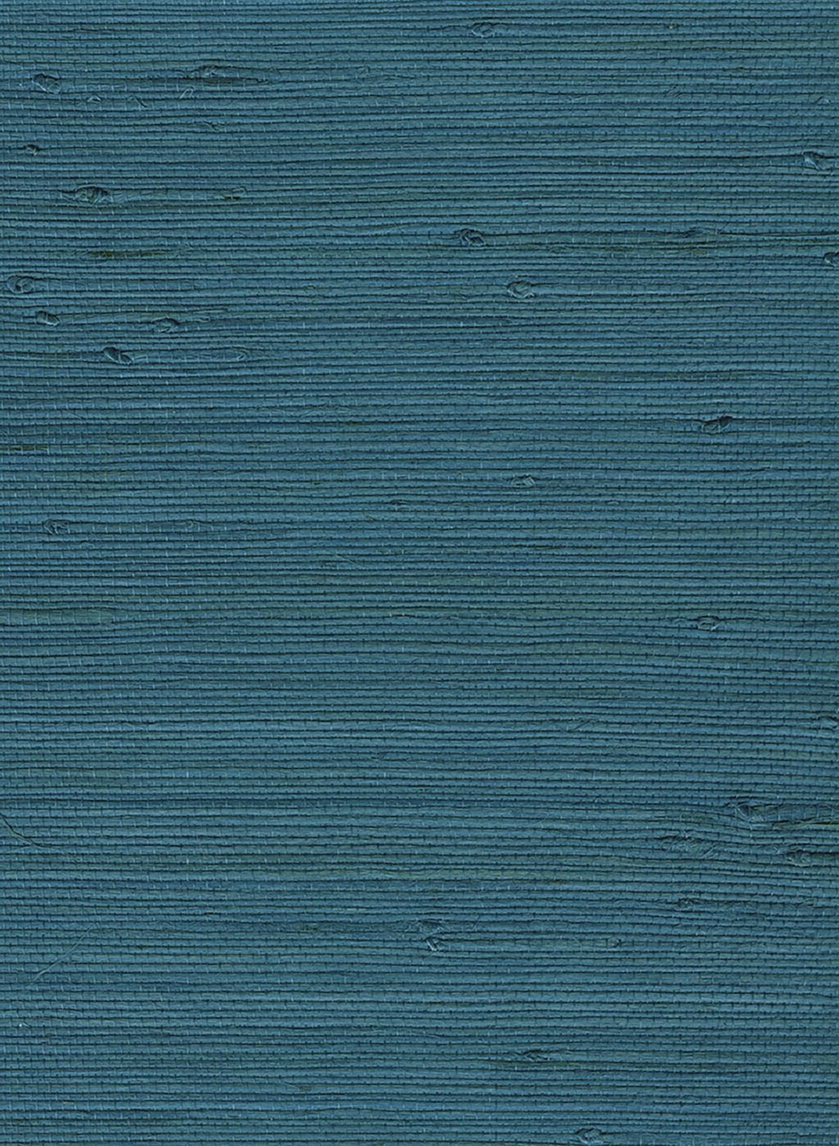 Seabrook Jute Blue Wallpaper