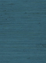 Seabrook Jute Blue Wallpaper