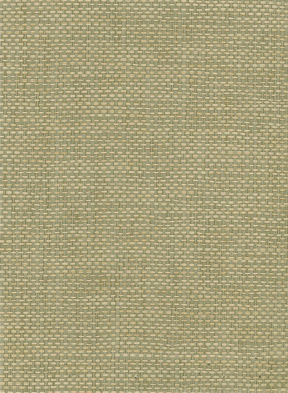 Seabrook Paperweave Green, Tan Wallpaper