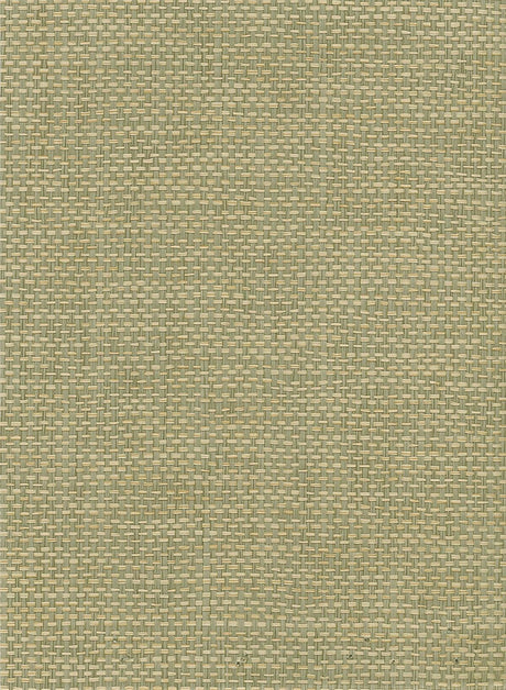 Seabrook Paperweave Green Wallpaper