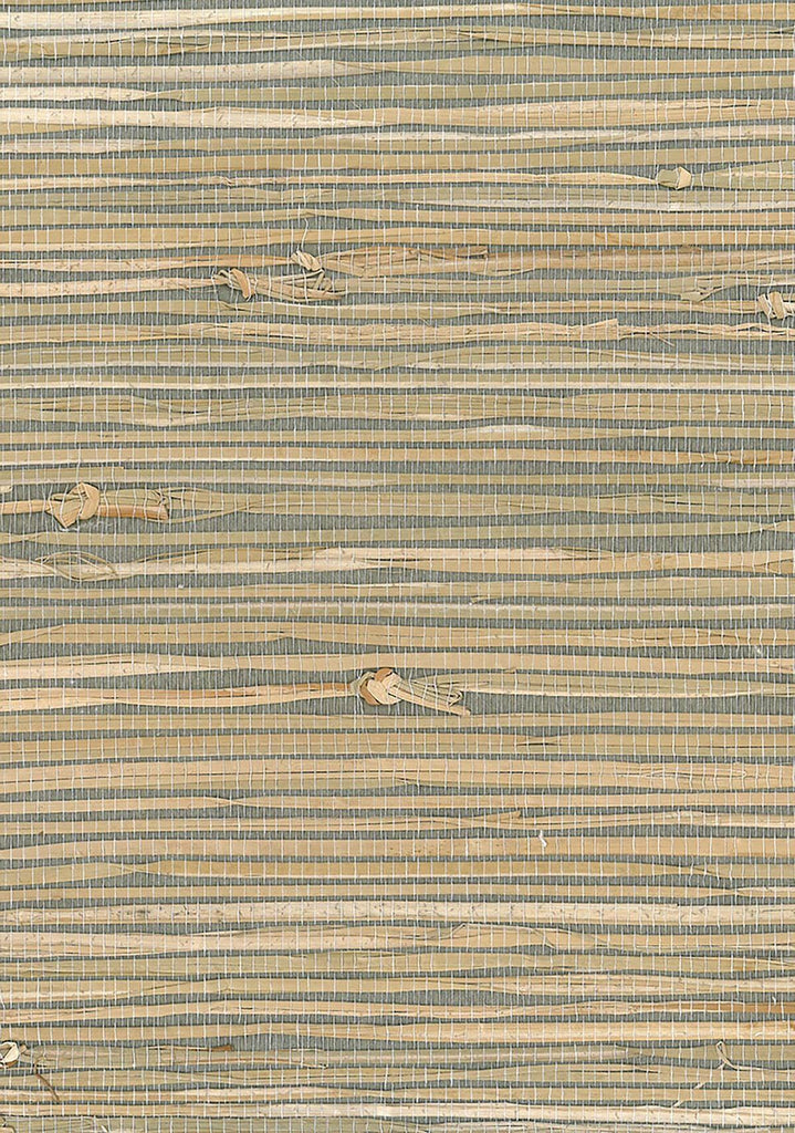 Seabrook Triangle Grass Brown, Green Wallpaper