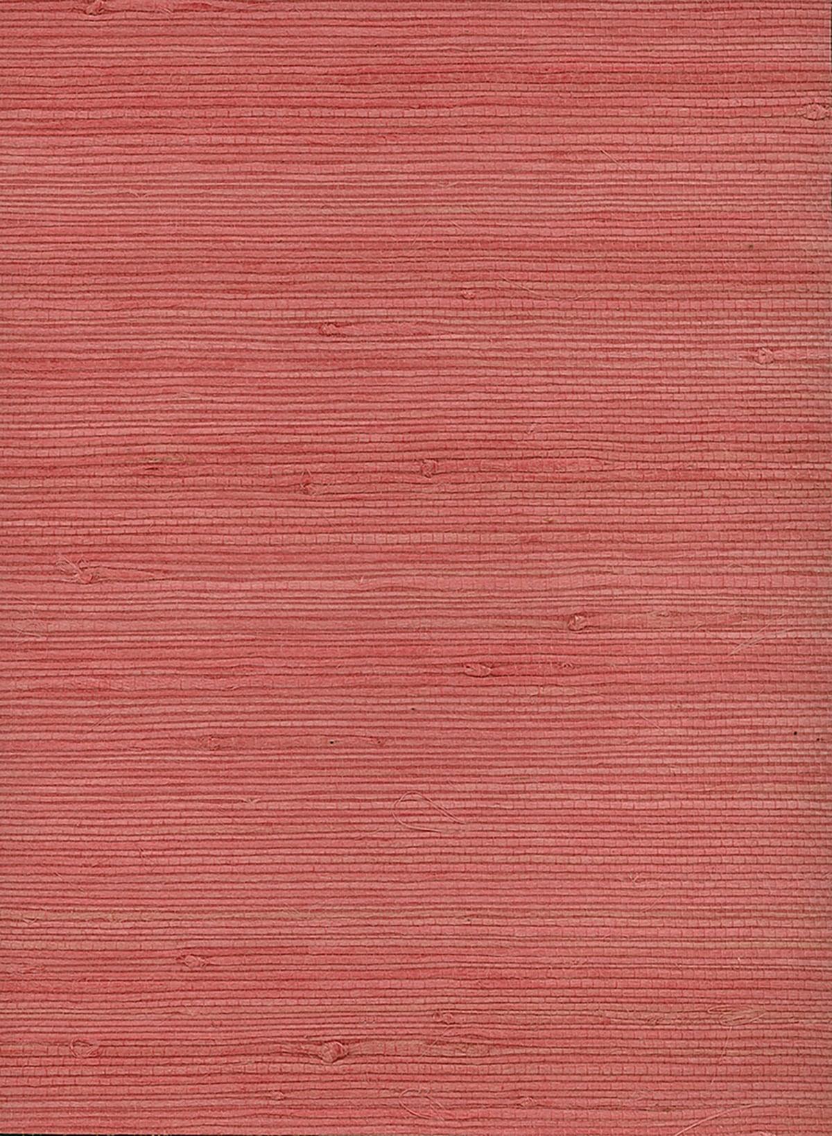 Seabrook Jute Pink Wallpaper