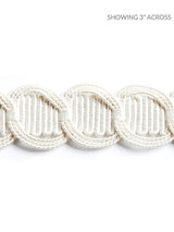 Scalamandre Crescent Braid Frost Trim