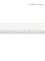 Scalamandre Boulevard Cord Ivory Trim