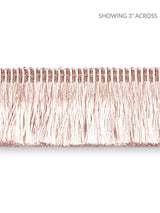 Scalamandre Gripsholm Brush Fringe Blush Trim
