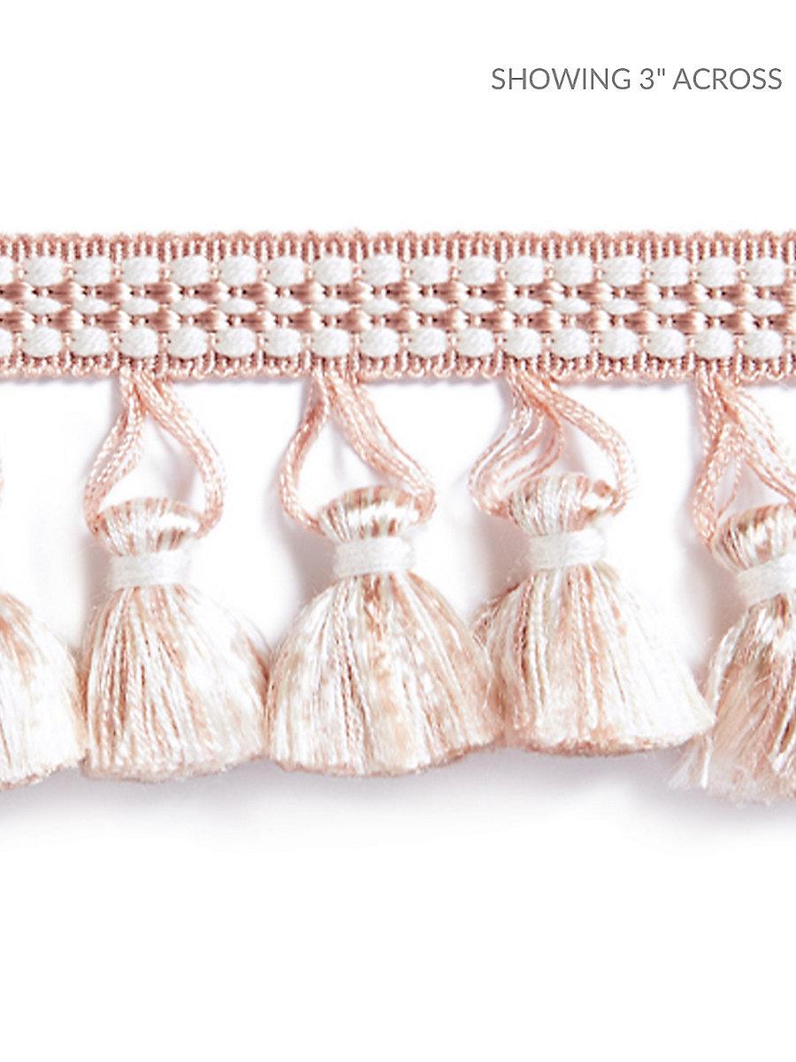Scalamandre Plaza Tassel Fringe Blush Trim