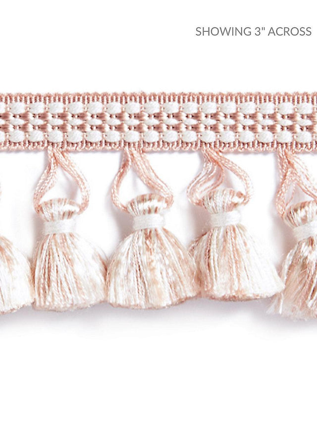 Scalamandre Plaza Tassel Fringe Blush Trim
