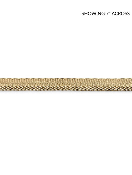 Scalamandre Boulevard Cord Camel Trim