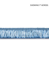 Scalamandre Gripsholm Brush Fringe Blue Jay Trim