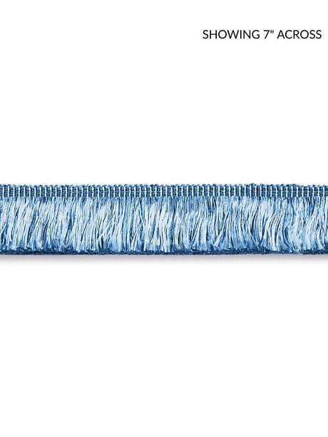 Scalamandre Gripsholm Brush Fringe Blue Jay Trim