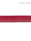Scalamandre Boulevard Cord Strawberry Trim